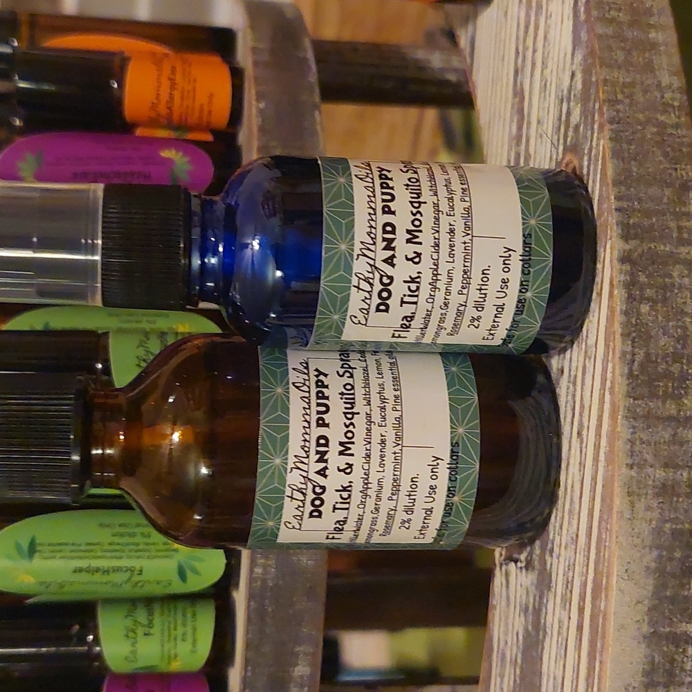 EarthyMommaOils Dog and Puppy Spray for Fleas, Ticks, and Mosquitoes